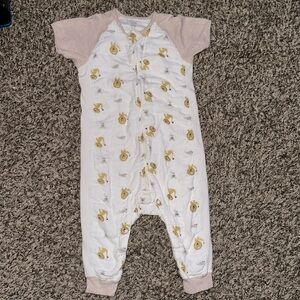 Raglan Bamboo - Short Sleeve Footed - Sleep Bag 0.6 TOG